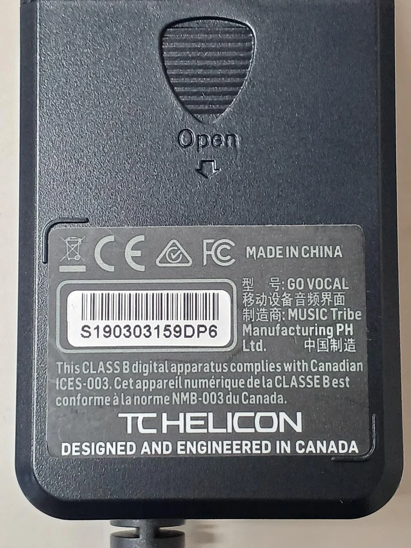 TC HELICON Mikrofonvorverstärker GO VOCAL