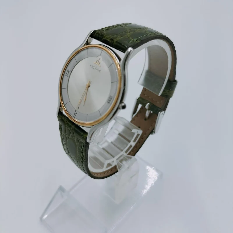 SEIKO Quarz-Analog-Armbanduhr CREDOR 5A74-0020