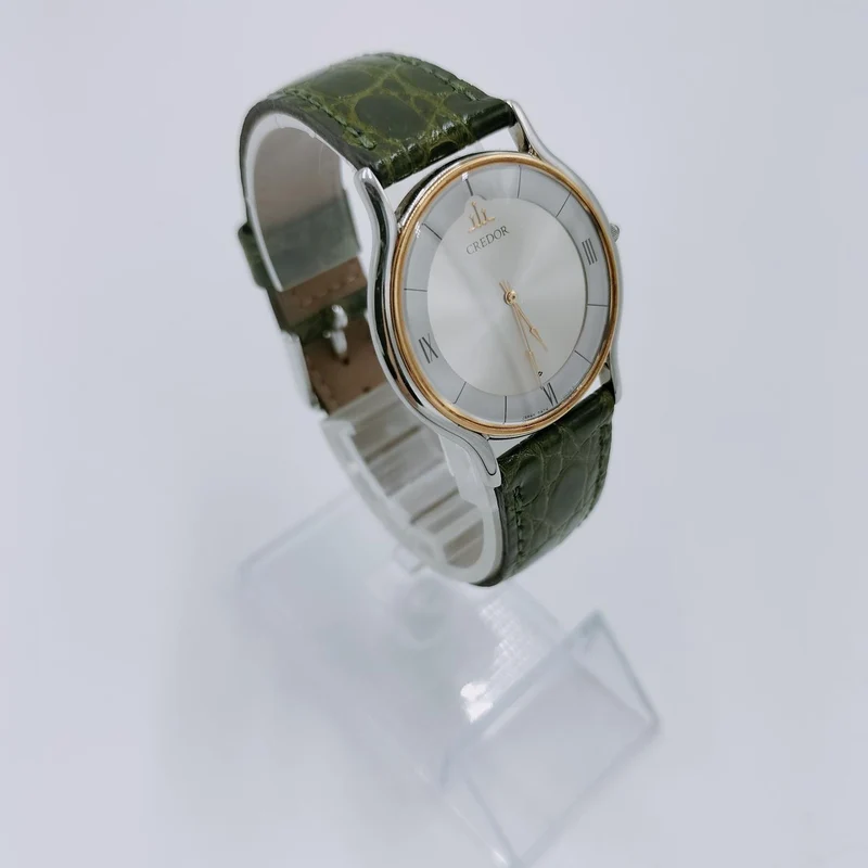 SEIKO Quarz-Analog-Armbanduhr CREDOR 5A74-0020
