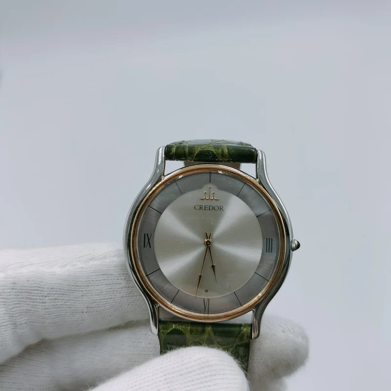 SEIKO Quarz-Analog-Armbanduhr CREDOR 5A74-0020