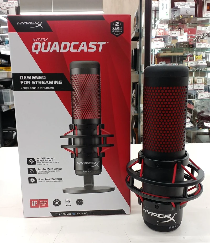 HYPERX USB-Mikrofon QUADCAST (4P5P6AA)