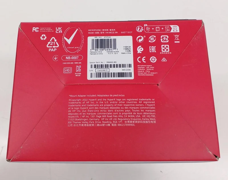 HYPERX USB-Mikrofon QUADCAST (4P5P6AA)