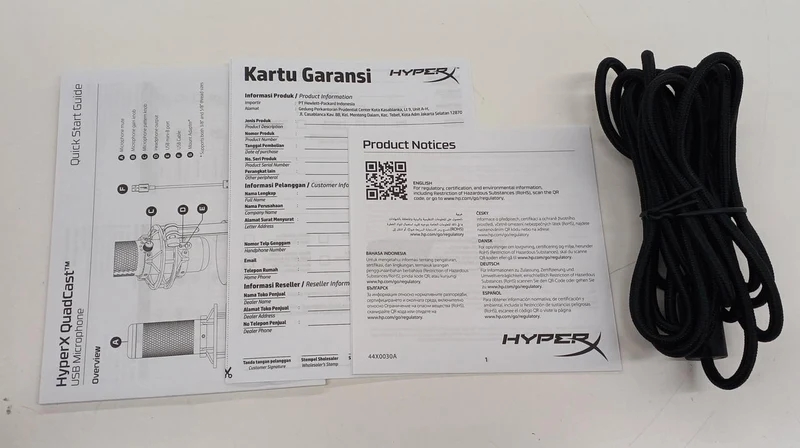 HYPERX USB-Mikrofon QUADCAST (4P5P6AA)