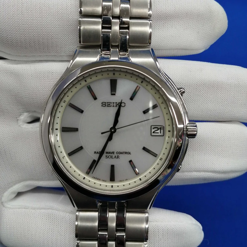 SEIKO Solar-Funkarmbanduhr 7B22-0AS0