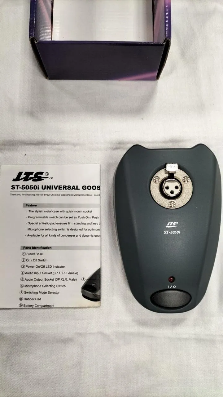JTS Bass für Schwanenhalsmikrofon ST-5050I