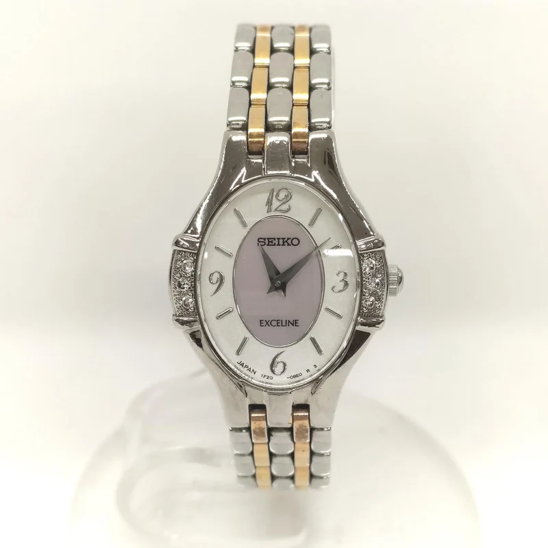 SEIKO Exceline 6P Diamant-Armbanduhr 1F20-0AW0