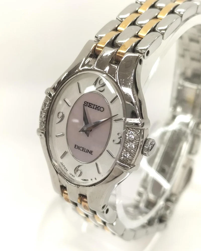 SEIKO Exceline 6P Diamant-Armbanduhr 1F20-0AW0