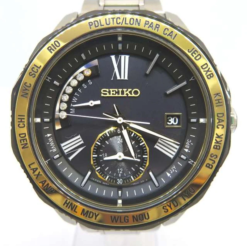 SEIKO Seiko Lights Weltzeit Solar 8B54-0BG0