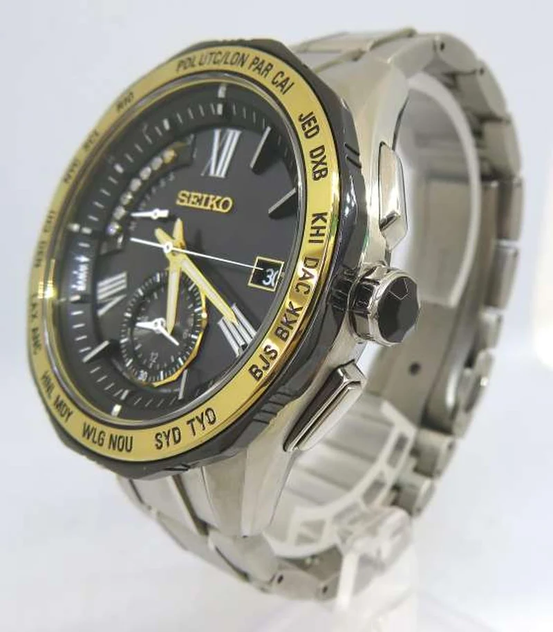SEIKO Seiko Lights Weltzeit Solar 8B54-0BG0