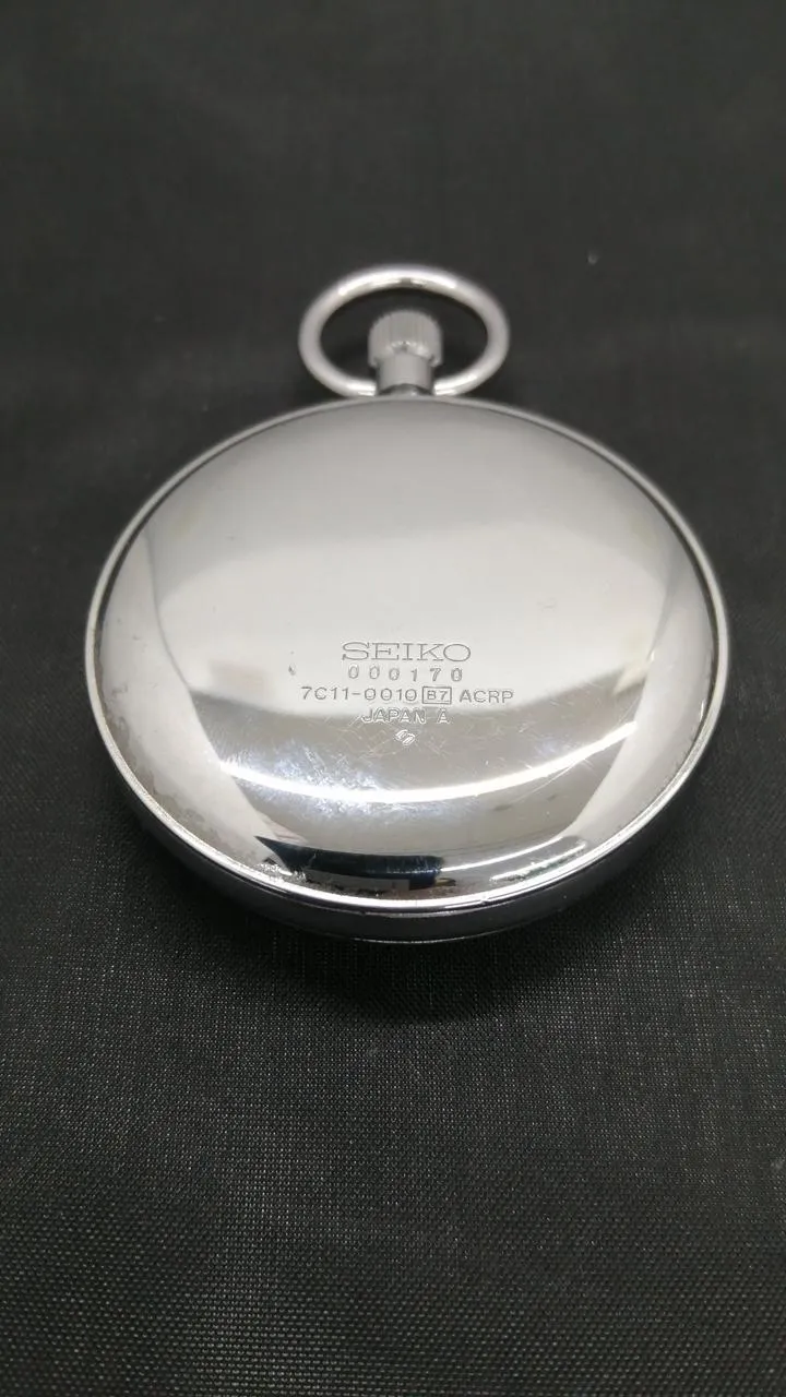 SEIKO Eisenbahn-Taschenuhr 7C11-0010