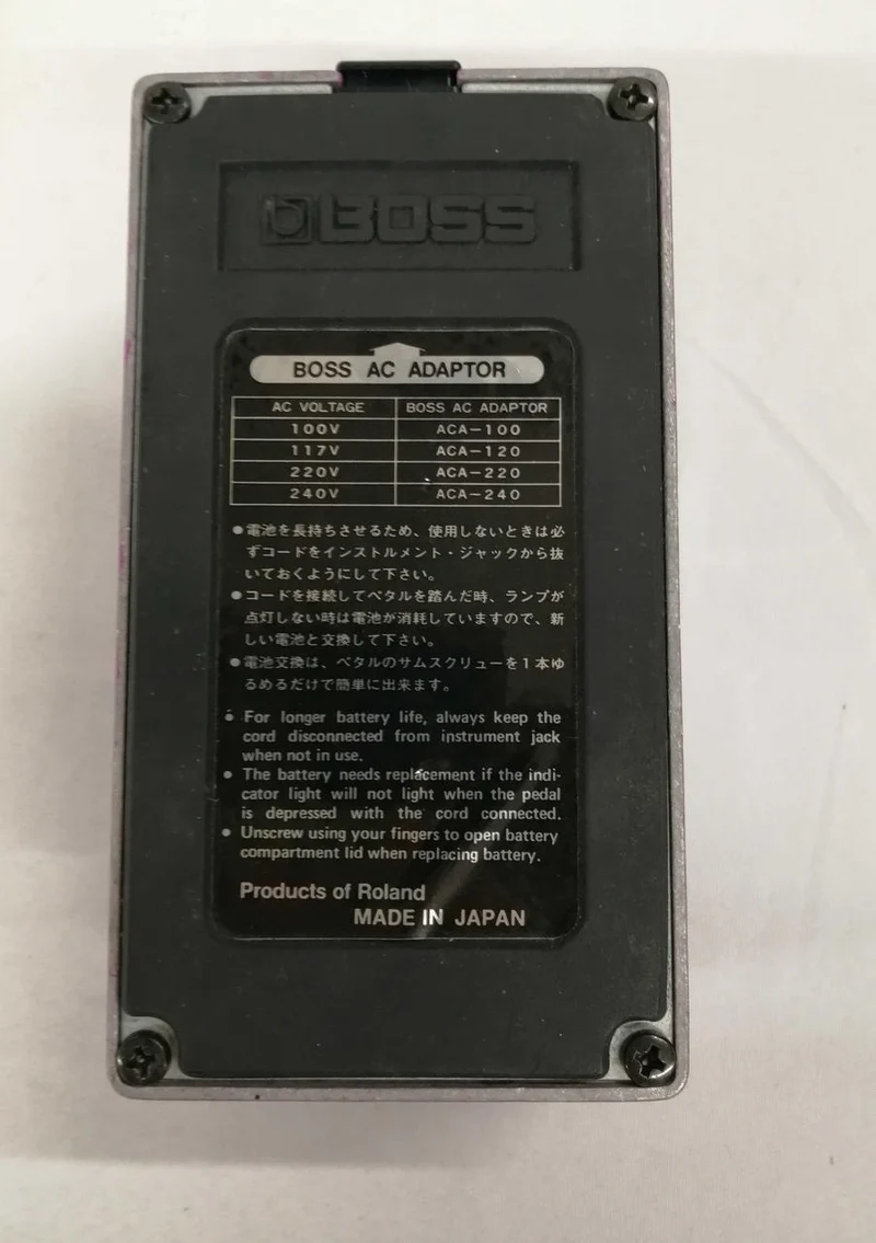 BOSS Effektpedal BF-2 ACA-Spezifikation