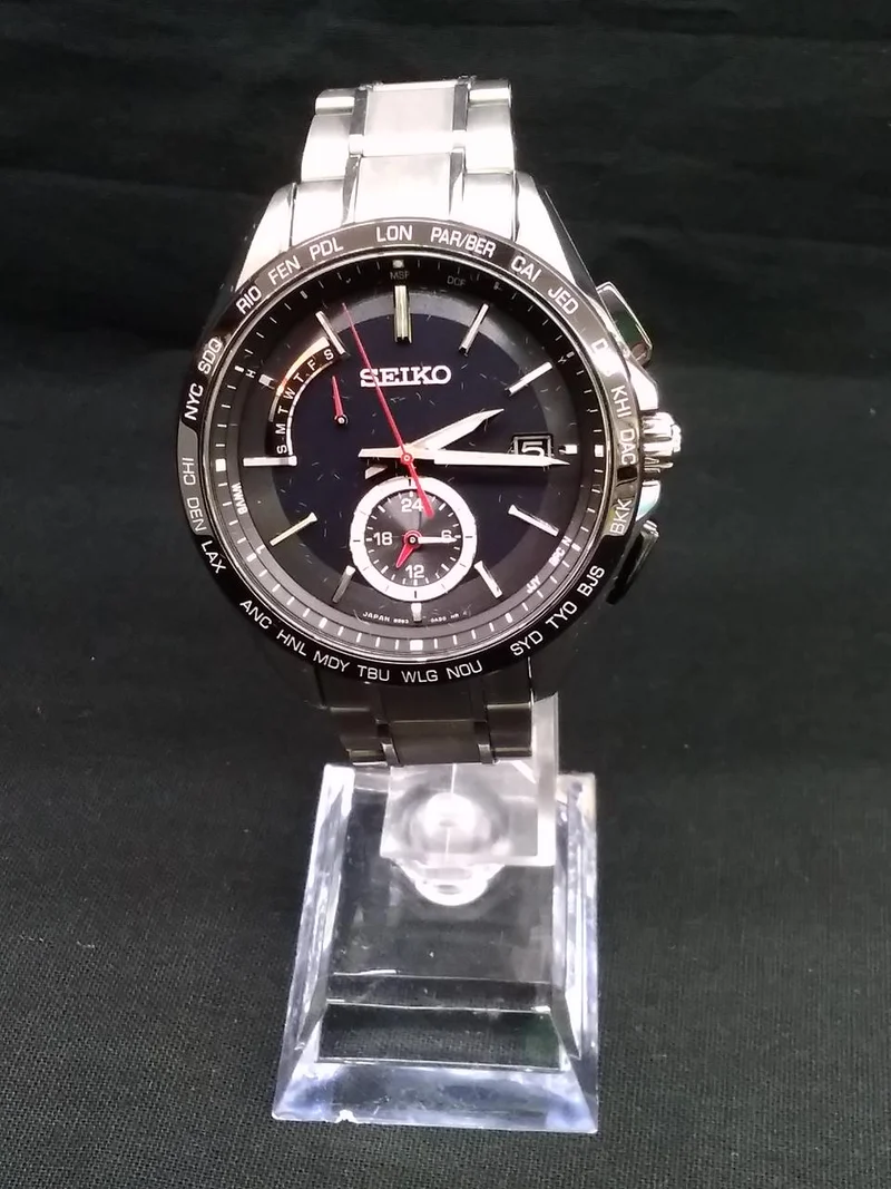 SEIKO Blightz Weltzeituhr 8B63-0AB0