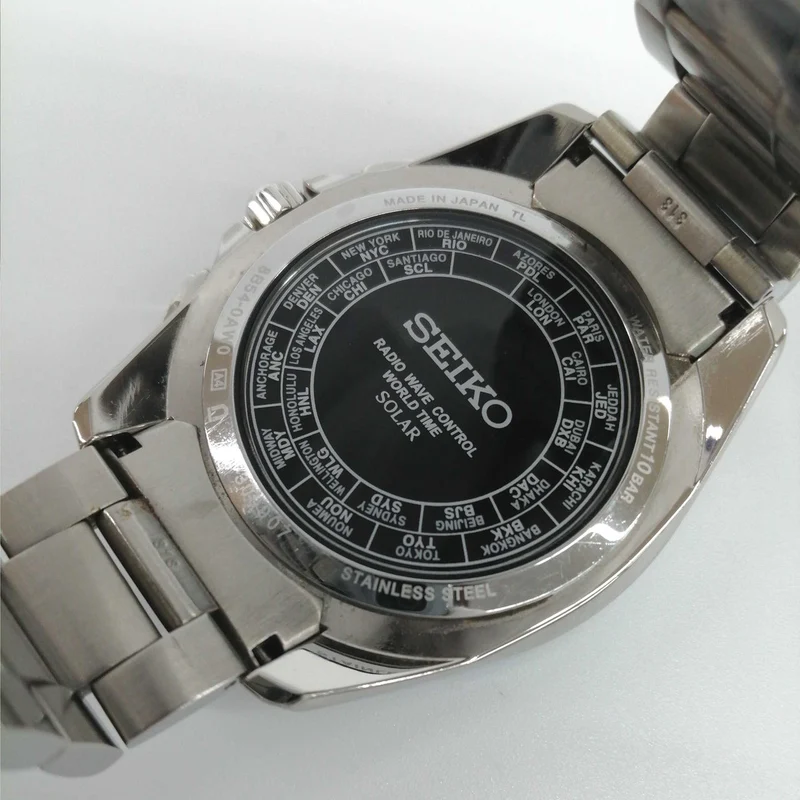 SEIKO Solar-Funkuhr 8B54-0AW0