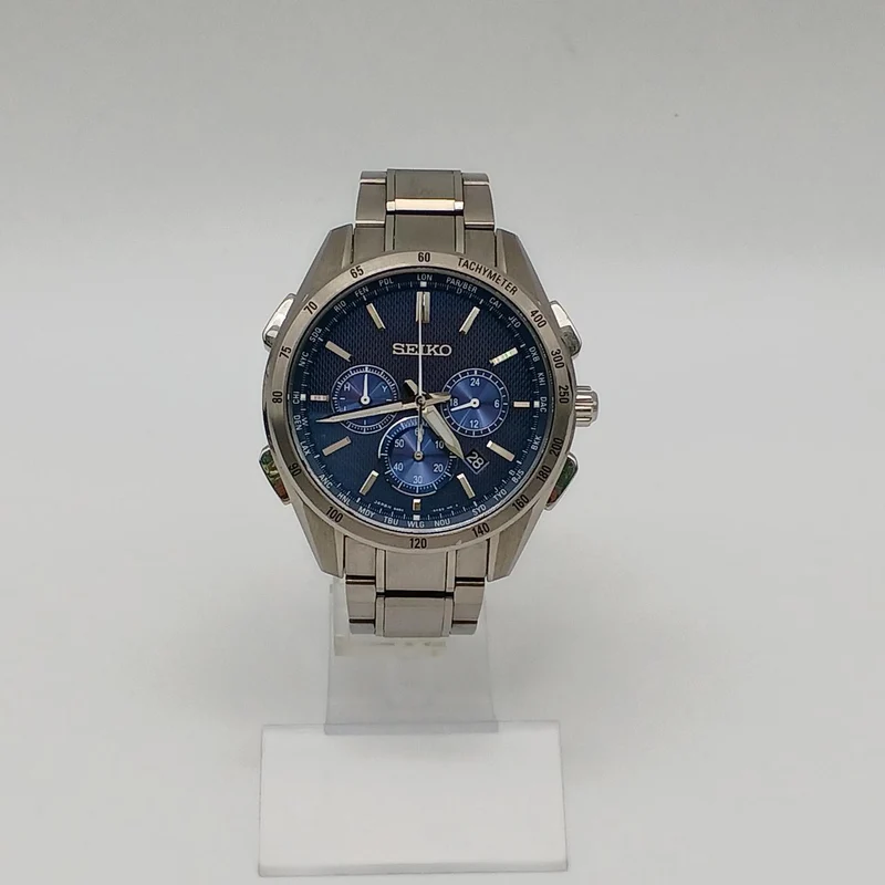 SEIKO Funkgesteuerter Solar-Chronograph 8B92-0AB0