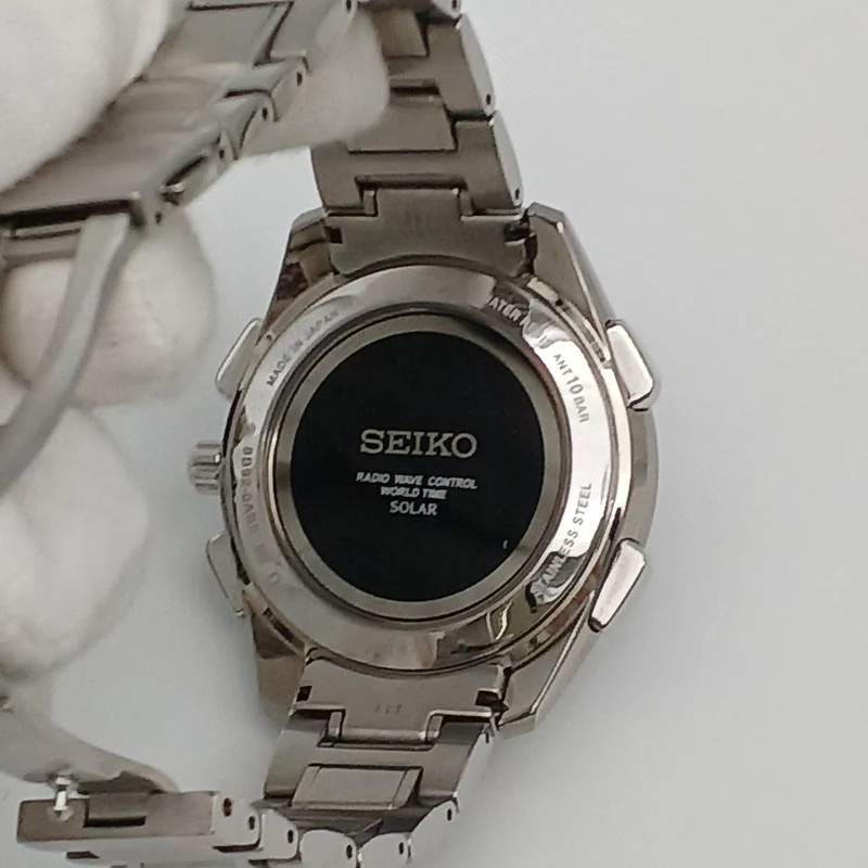 SEIKO Funkgesteuerter Solar-Chronograph 8B92-0AB0
