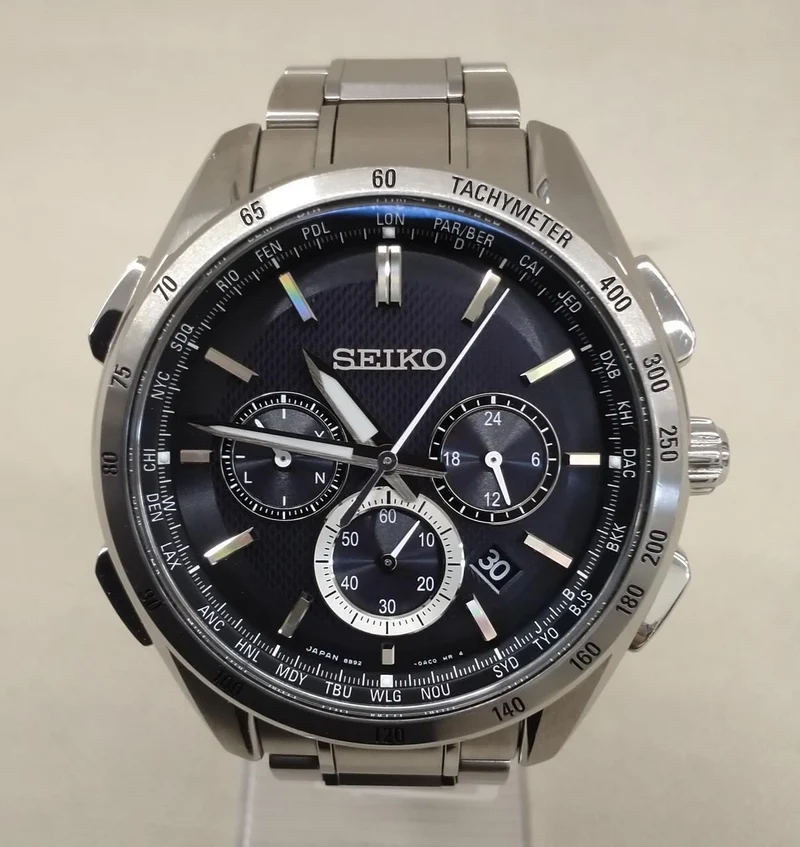 SEIKO Solar-Funkarmbanduhr 8B92-0AB0