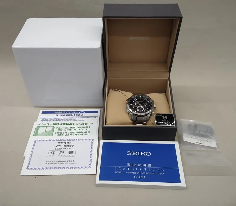SEIKO Solar-Funkarmbanduhr 8B92-0AB0