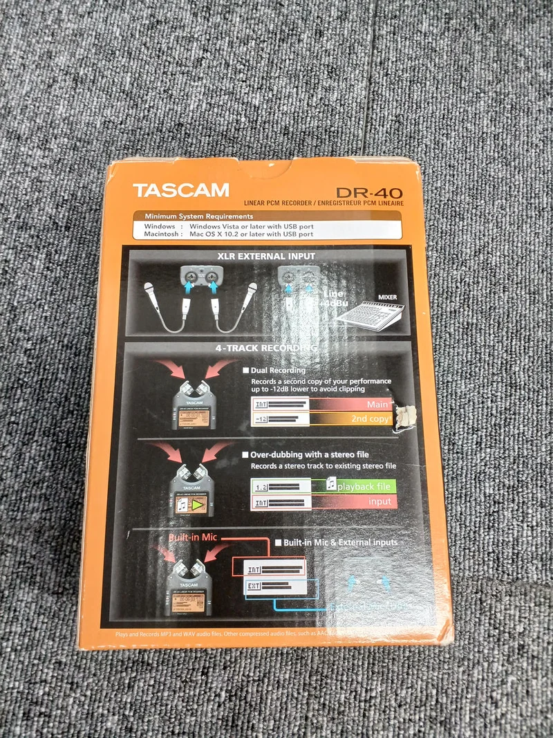 TASCAM PCM-Recorder DR-40