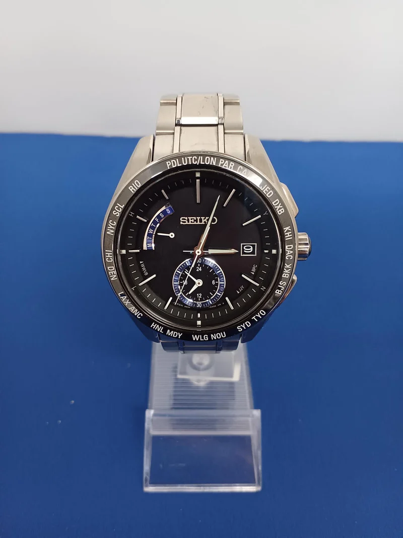 SEIKO Solar Radio Seiko Brights 8B54-0BF0