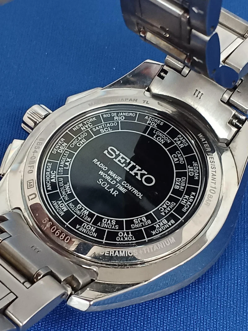 SEIKO Solar Radio Seiko Brights 8B54-0BF0