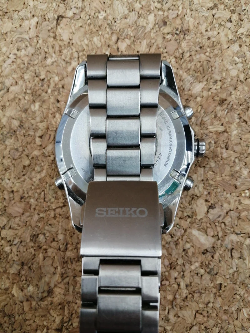 SEIKO Seiko Astron GPS Funkgesteuerte Solar-Armbanduhr SBXA005
