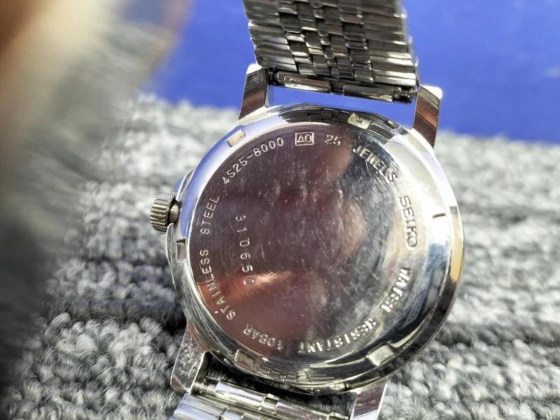 [SCHROTT] SEIKO [4S25 eingebaut, Verkauf wie besehen] SEIKO 4S25-8000 4S25-8000