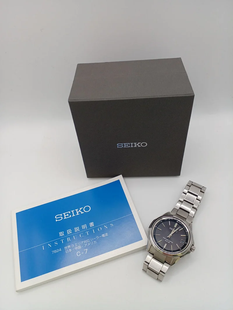 SEIKO Solar-Funkarmbanduhr 7B24-0BN0