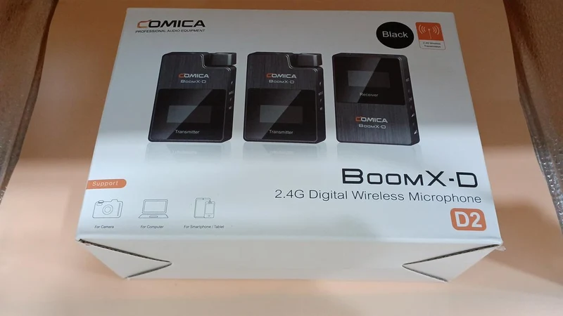 COMICA Drahtloses Mikrofon BOOMX-D D2