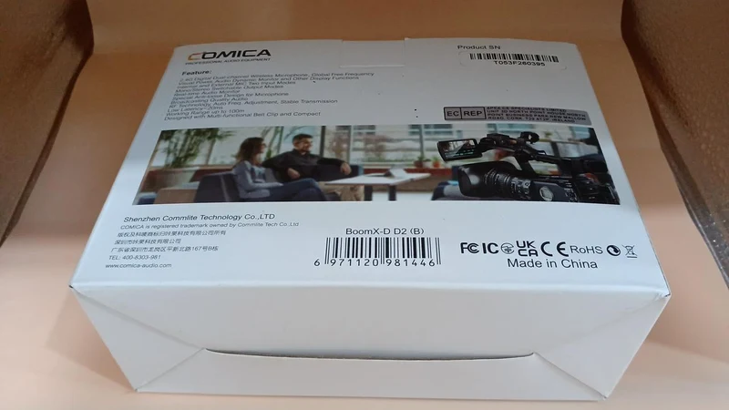 COMICA Drahtloses Mikrofon BOOMX-D D2