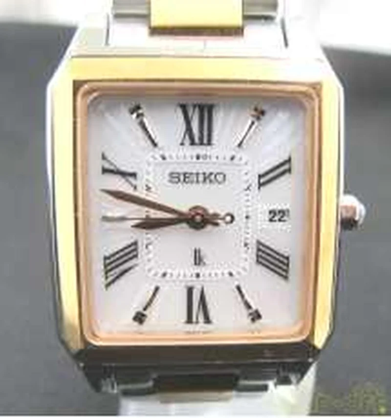 SEIKO Quarz-Analog-Armbanduhr ohne Box 1B22-0CF0