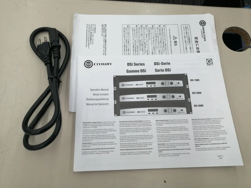CROWN Leistungsverstärker DSi2000