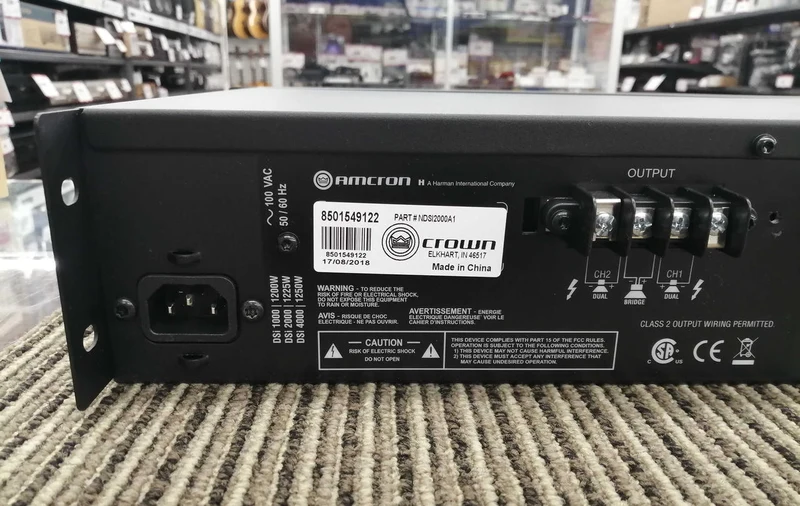 CROWN Leistungsverstärker DSi2000