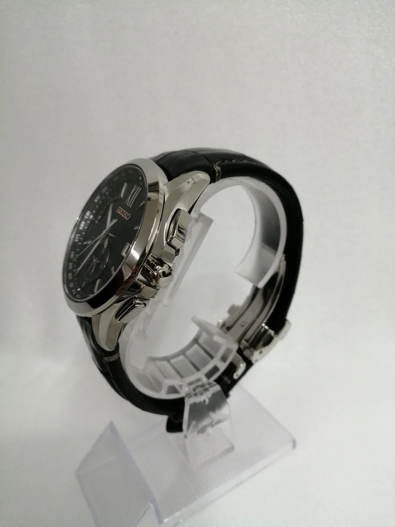 SEIKO Funkgesteuerte Solar-Armbanduhr 8B63-0AL0