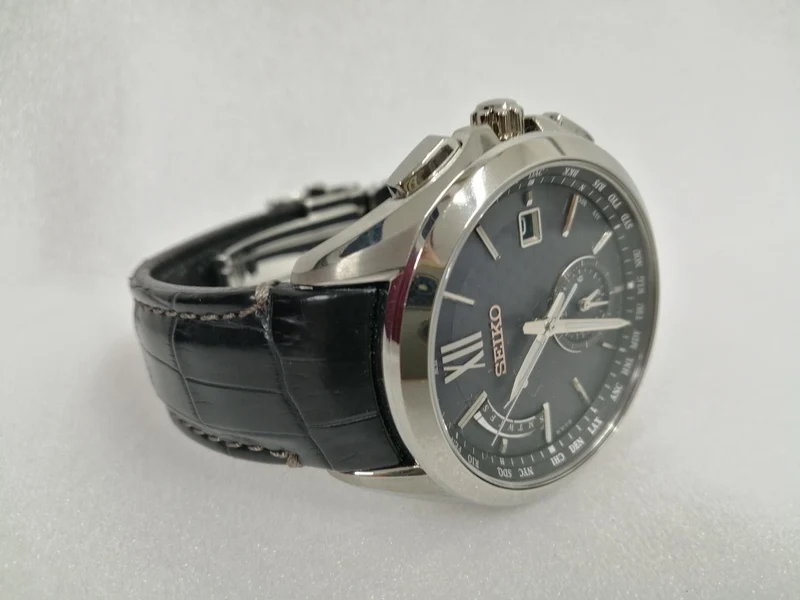 SEIKO Funkgesteuerte Solar-Armbanduhr 8B63-0AL0
