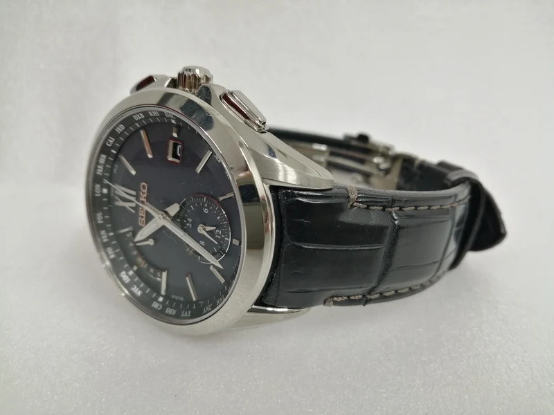 SEIKO Funkgesteuerte Solar-Armbanduhr 8B63-0AL0