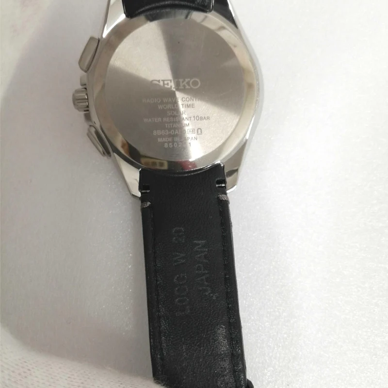 SEIKO Funkgesteuerte Solar-Armbanduhr 8B63-0AL0