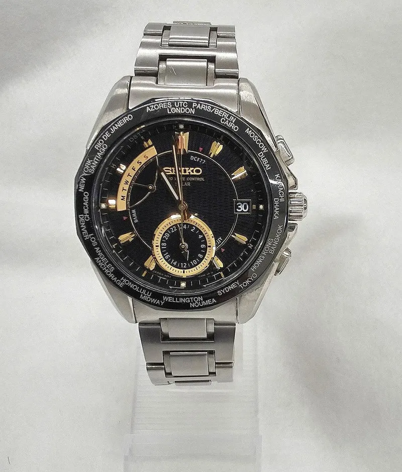 SEIKO Solar-Funkarmbanduhr 8B53-0AG0