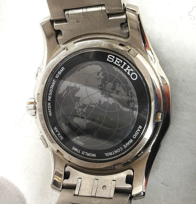 SEIKO Solar-Funkarmbanduhr 8B53-0AA1