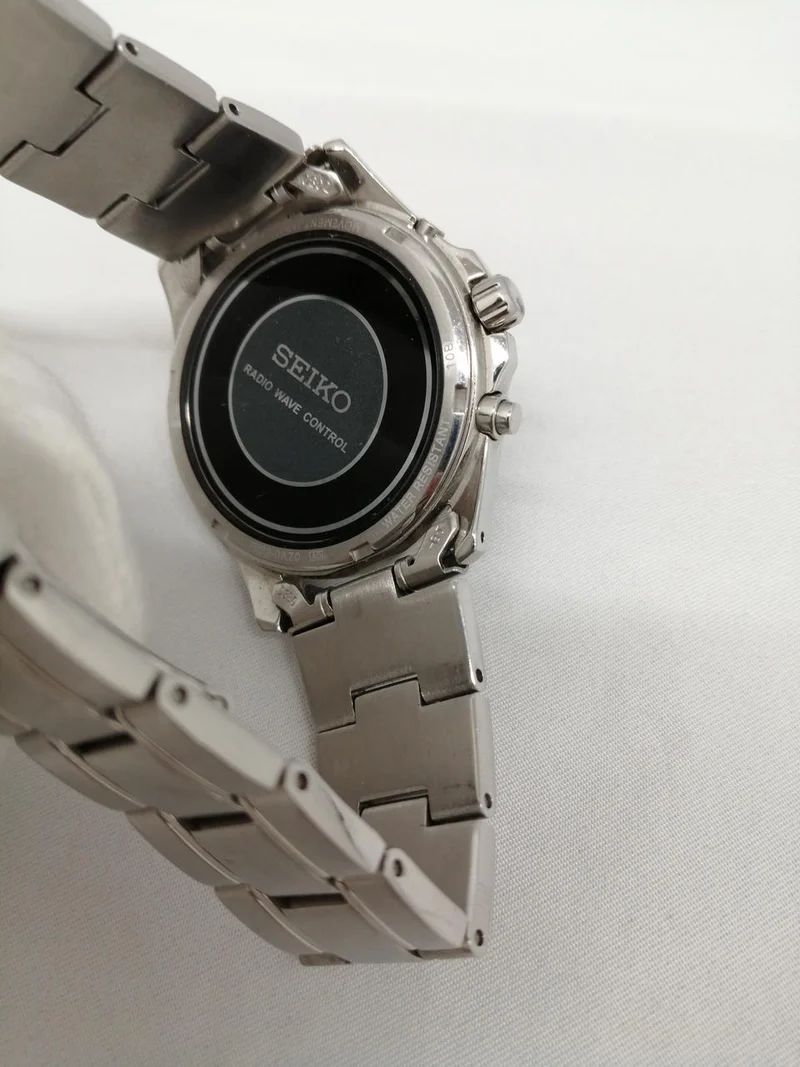 SEIKO Funkgesteuerte Solar-Armbanduhr 7B22-0AZ0