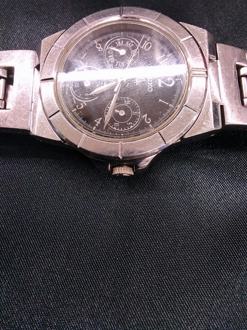 SEIKO Quarz-Analog-Armbanduhr 5Y89-0B30