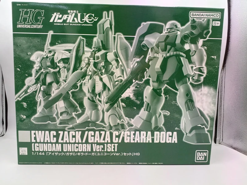 BANDAI Mobile Suit Gundam UC Isaac Gaza C Geara Doga Set