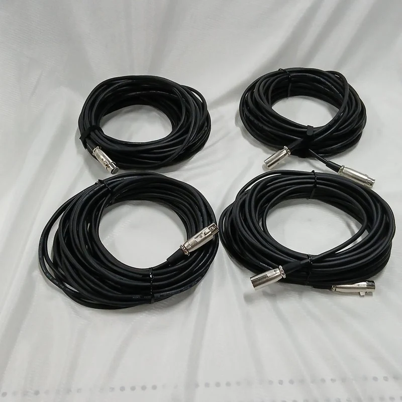 CLASSIC PRO [NET Exklusiv] Mikrofonkabel 15 m MIX 100-15 m, 4er-Set