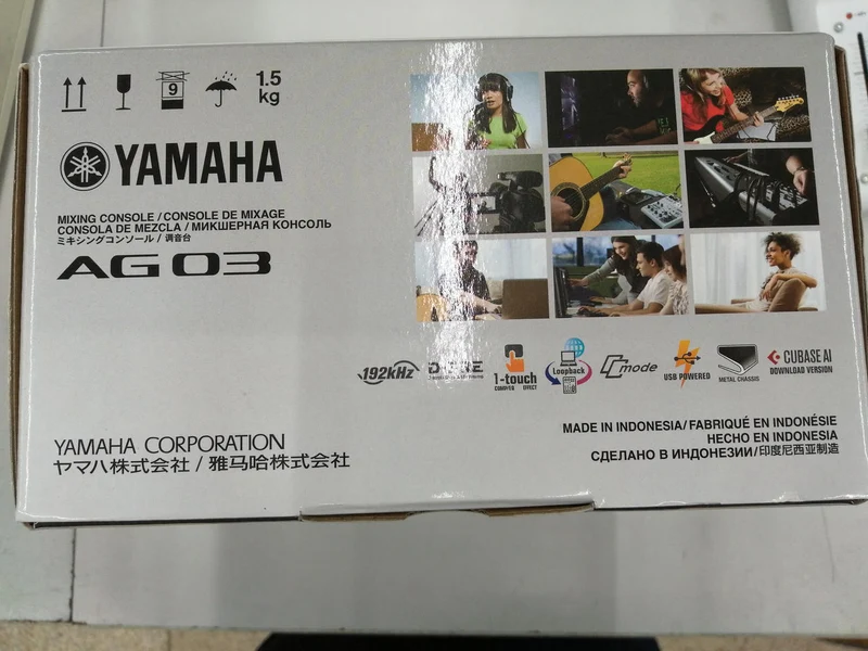 Die YAMAHA AG03, nach wie vor bei allen beliebt, ist ein absoluter Verkaufsschlager.