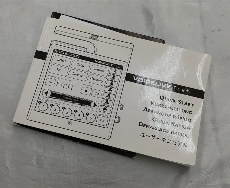 TC-HELICON Vocal Effects Pedal VOICELIVE TOUCH
