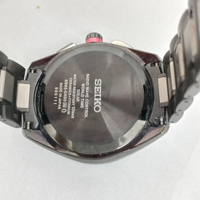 SEIKO Solar-Funkarmbanduhr 8B63-0AN0