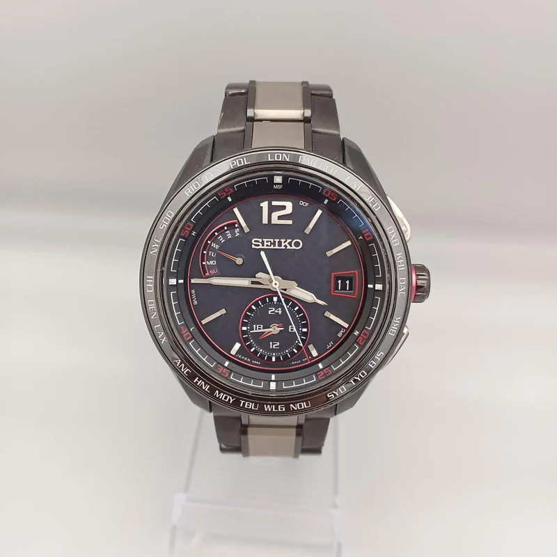 SEIKO Solar-Funkarmbanduhr 8B63-0AN0