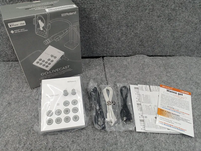 ROLAND GO LIVE CAST Audio-Interface für Smartphones
