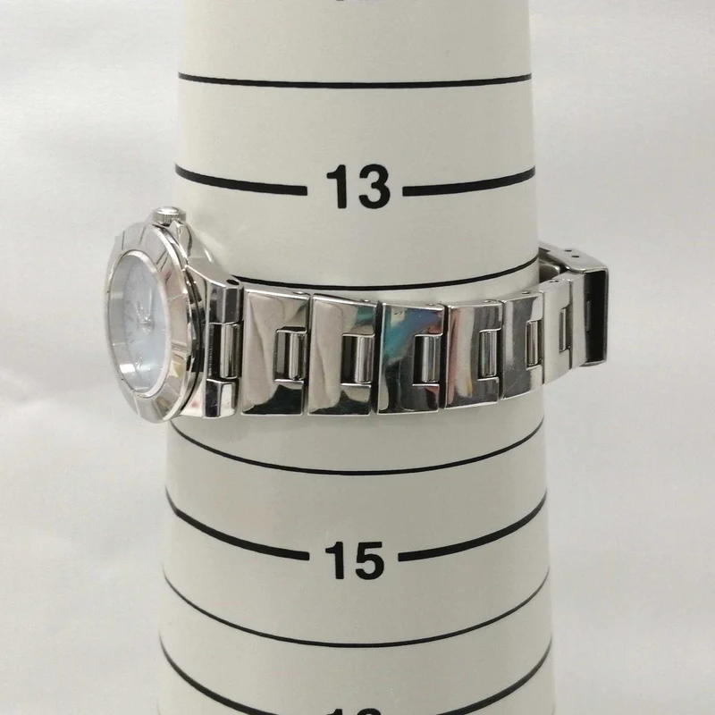 SEIKO Quarzuhr 4N21-1130 Silber × Hellblau
