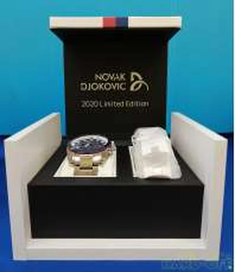 SEIKO Solar-Armbanduhr Novak Djokovic 2020 Limited Edition Modell SBXC045