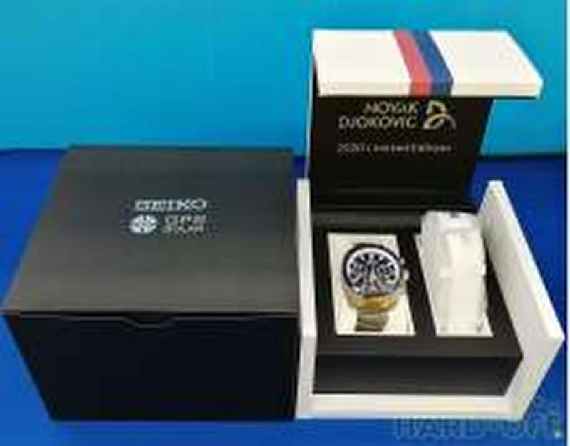SEIKO Solar-Armbanduhr Novak Djokovic 2020 Limited Edition Modell SBXC045
